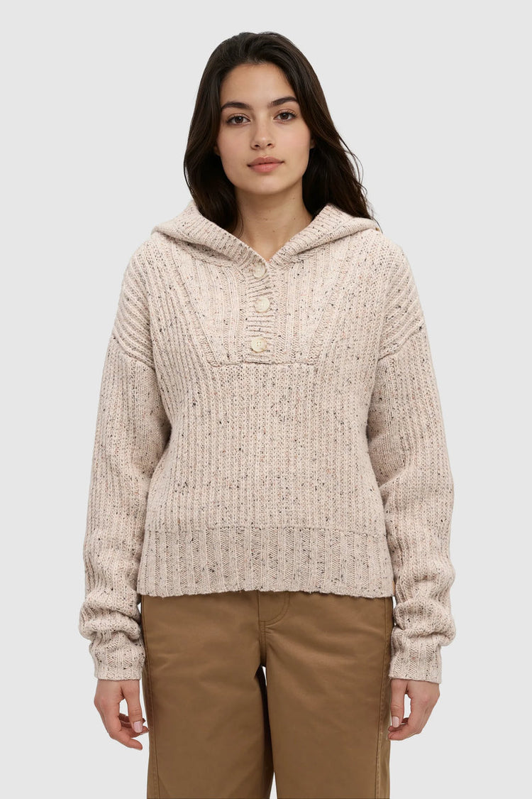 Temple Fleck Sweater - NAT