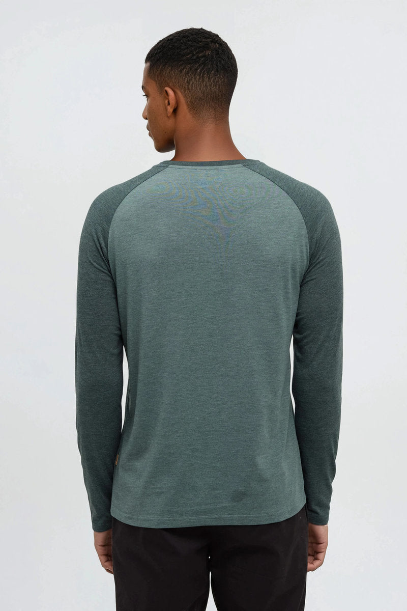 TreeBlend Baker Henley - GRN