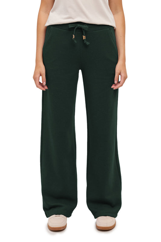 Bamone Wide Leg Sweatpants - GRN