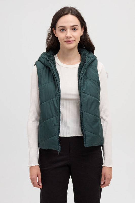 Collins Reversible Vest - GRN