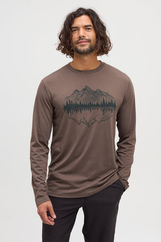 Mountain Portal Long Sleeve Tee - BRN