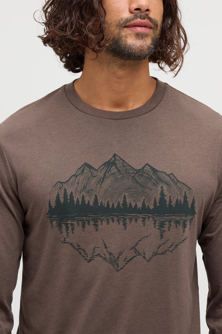 Mountain Portal Long Sleeve Tee - BRN