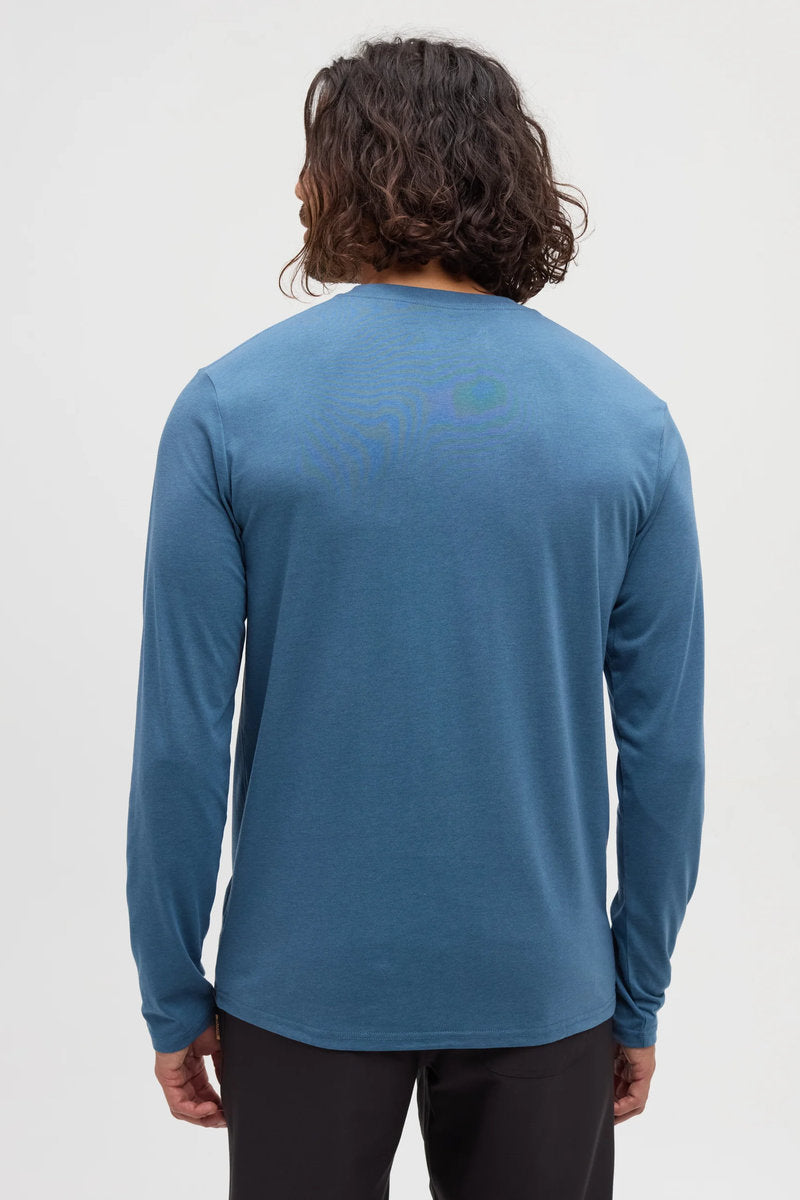 Mountain Portal Long Sleeve Tee - BLU