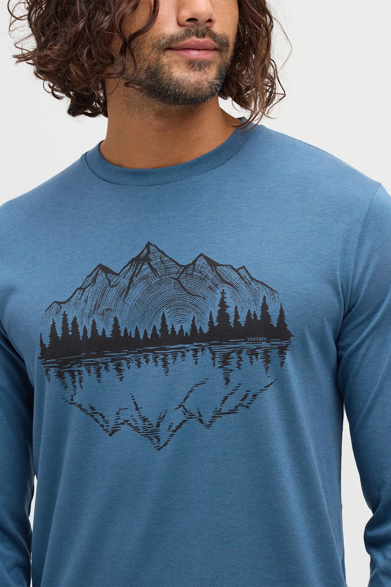 Mountain Portal Long Sleeve Tee - BLU