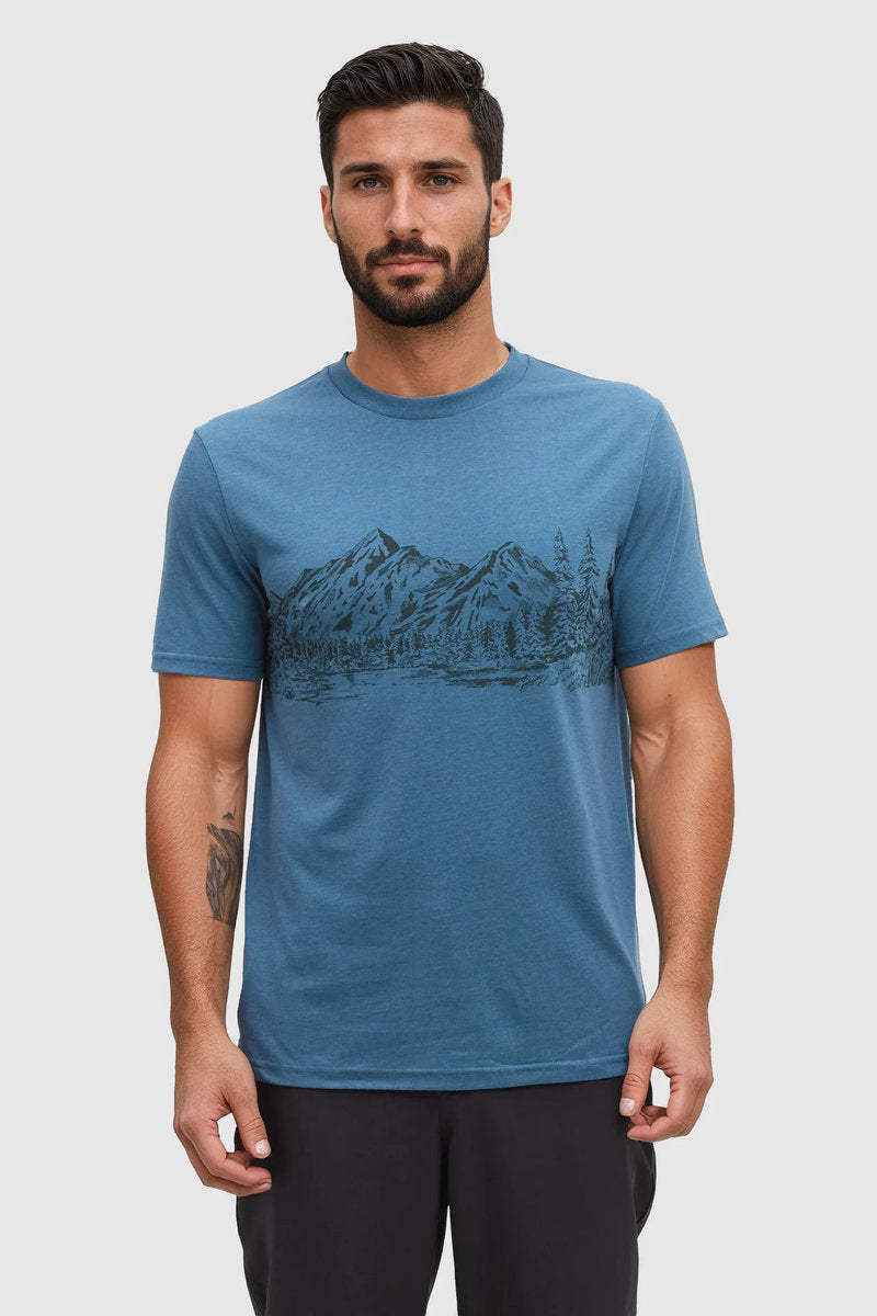 Mountain Scenic Tee - BLU