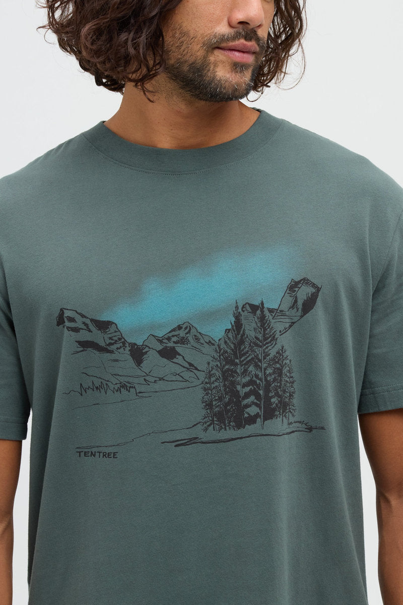 Parks Landscape Tee - GRN