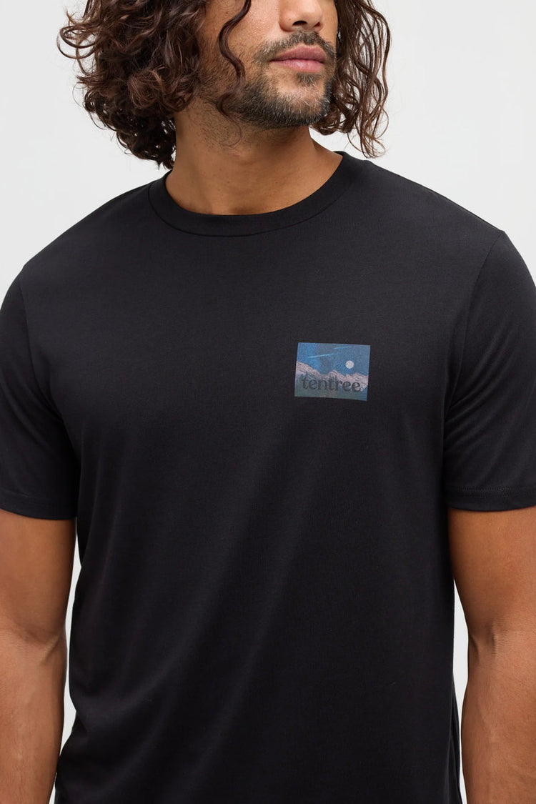 Parks Midnight Mountain Tee - BLK