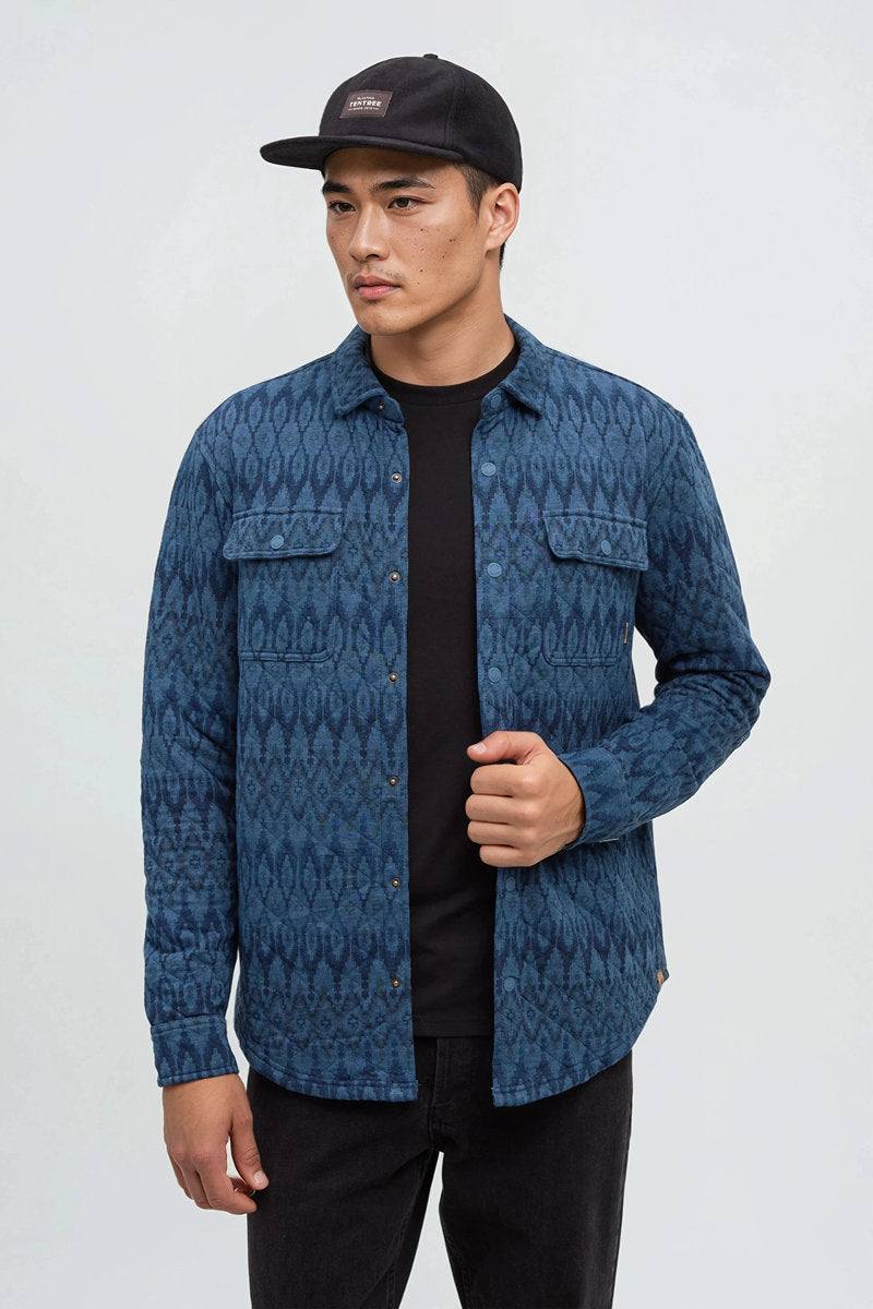 Quilted Colville Overshirt - BLU