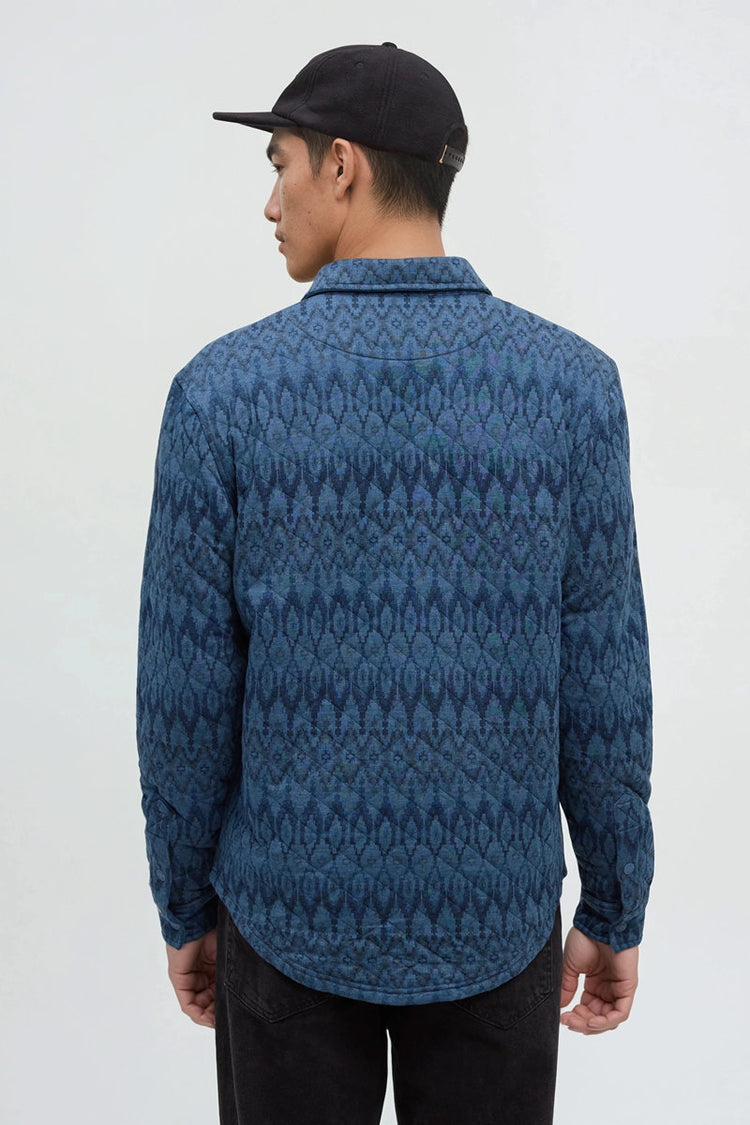Quilted Colville Overshirt - BLU