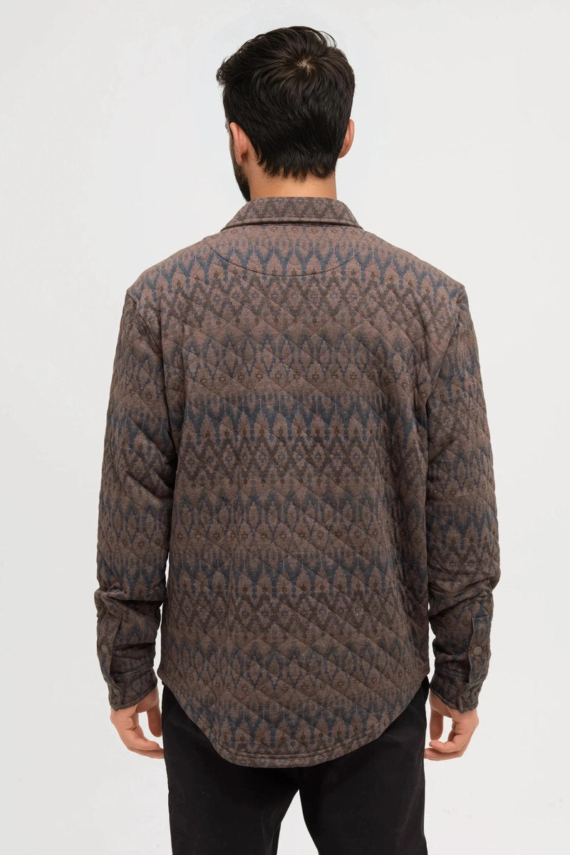 Quilted Colville Overshirt - BRN