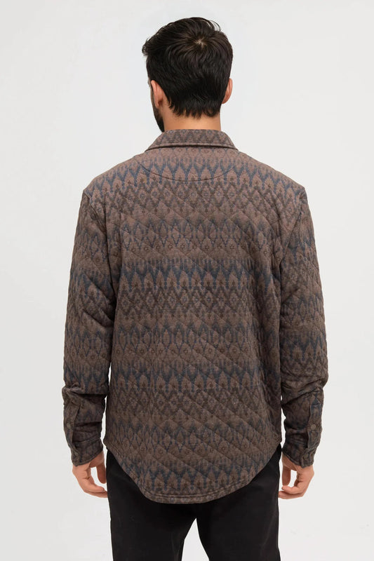 Quilted Colville Overshirt - BRN