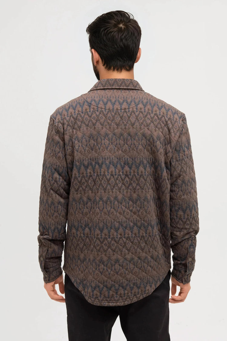 Quilted Colville Overshirt - BRN