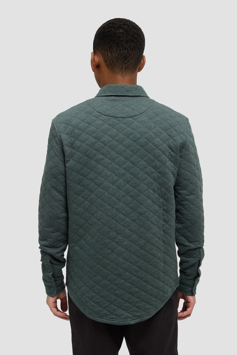 Quilted Colville Overshirt - GRN
