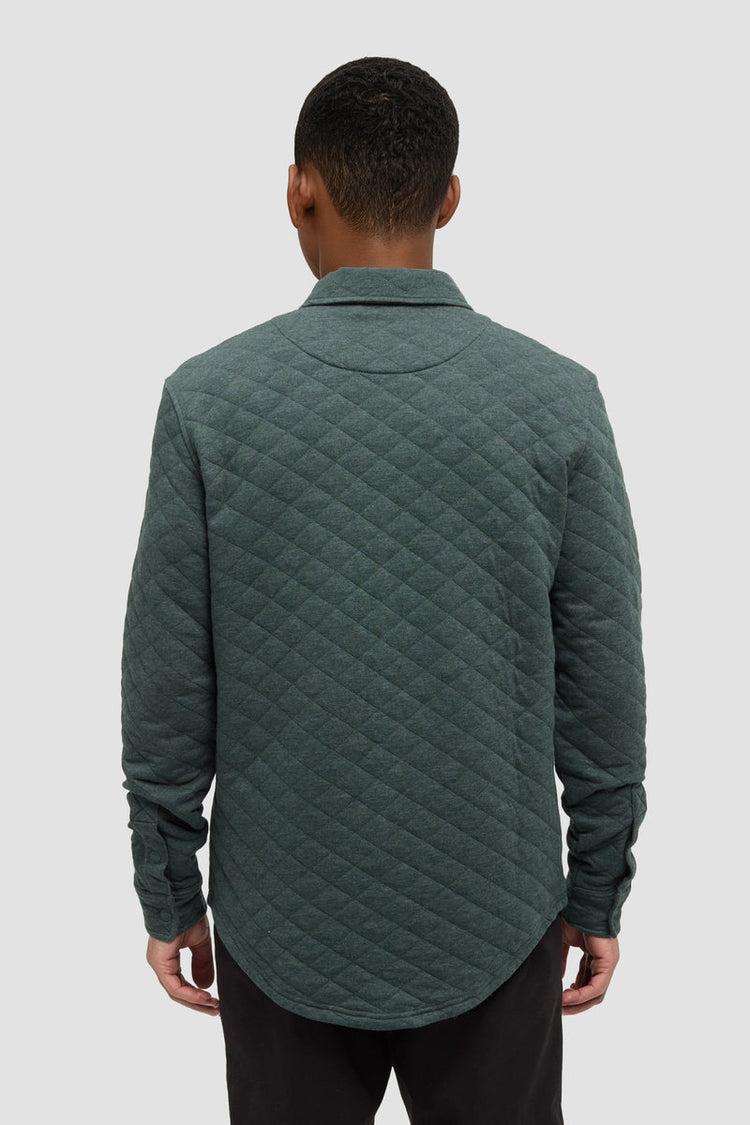Quilted Colville Overshirt - GRN