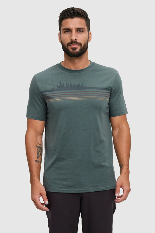 Retro Treeline Tee - GRN