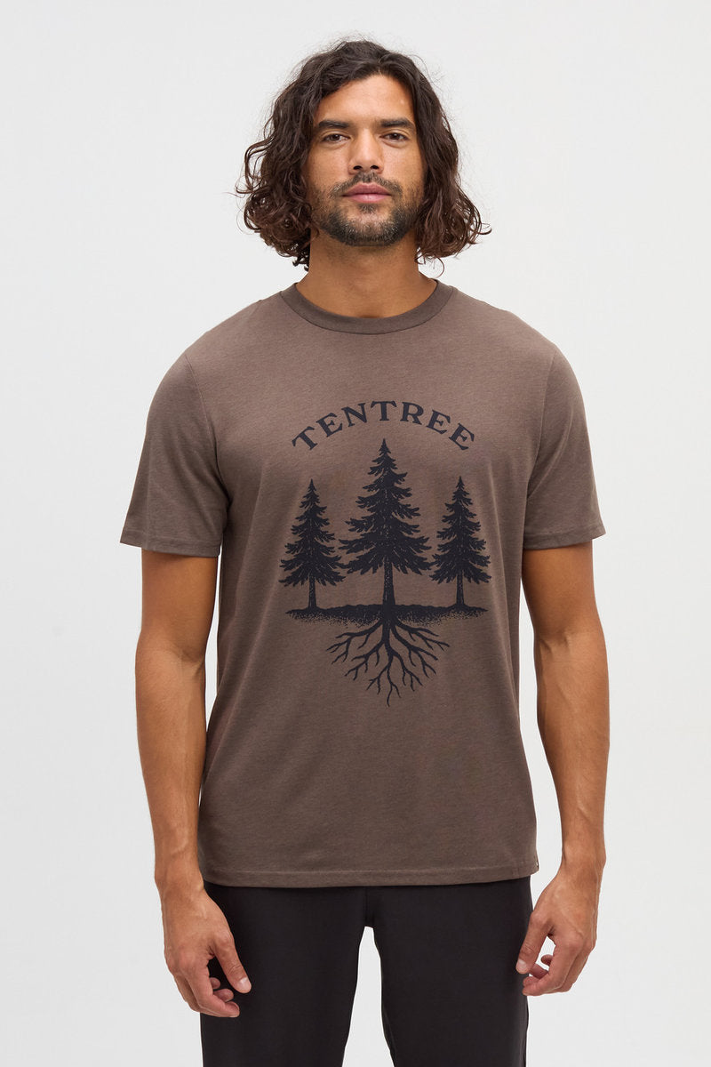Tentree Roots Tee - BRN