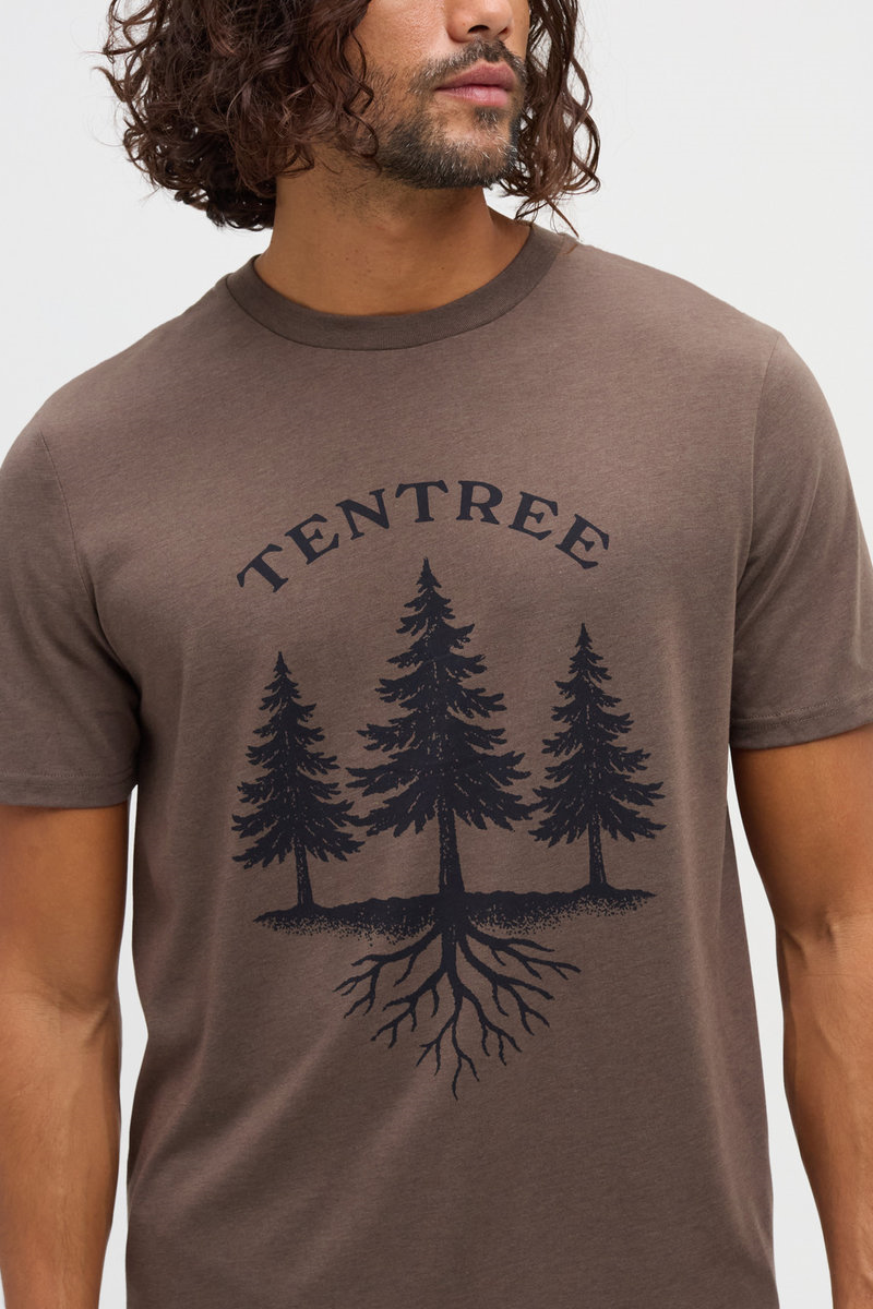 Tentree Roots Tee - BRN
