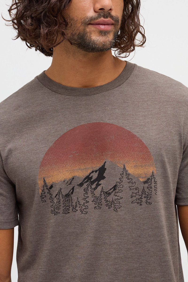 Vintage Sunset Tee - BRN