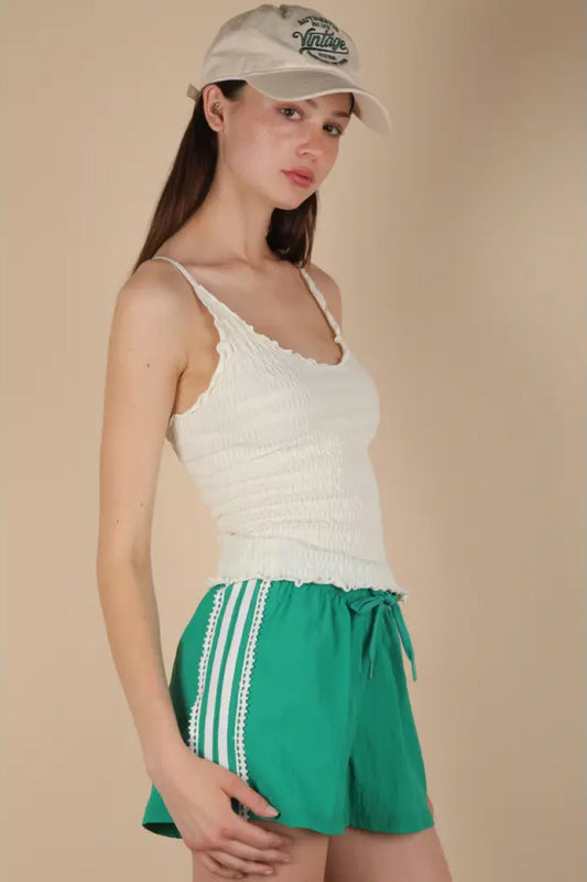 Textured Tank Top - WHT