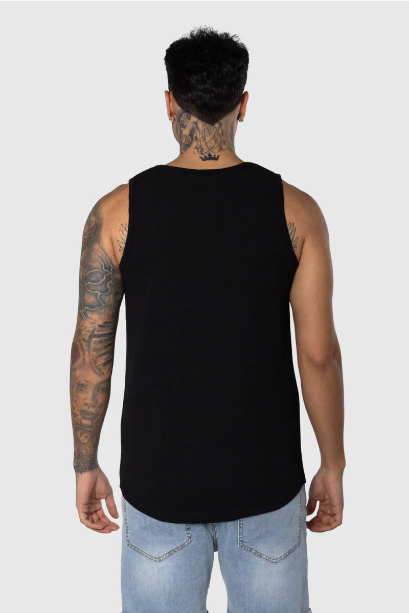 Textured Tank - BLK