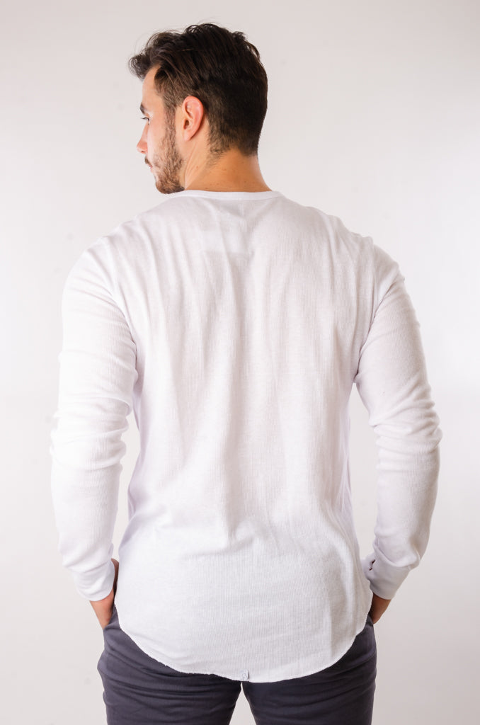 Thermal Hi-Lo Long Sleeve - WHT