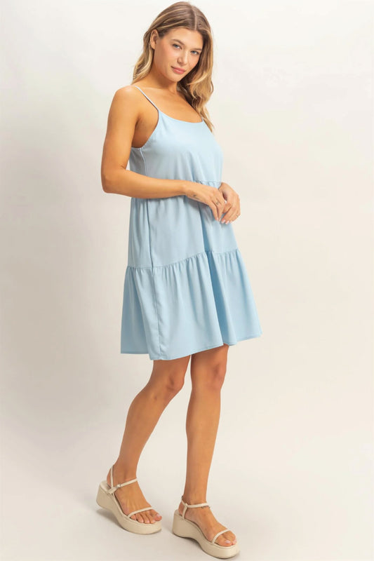 Tiered Mini Dress - BLU