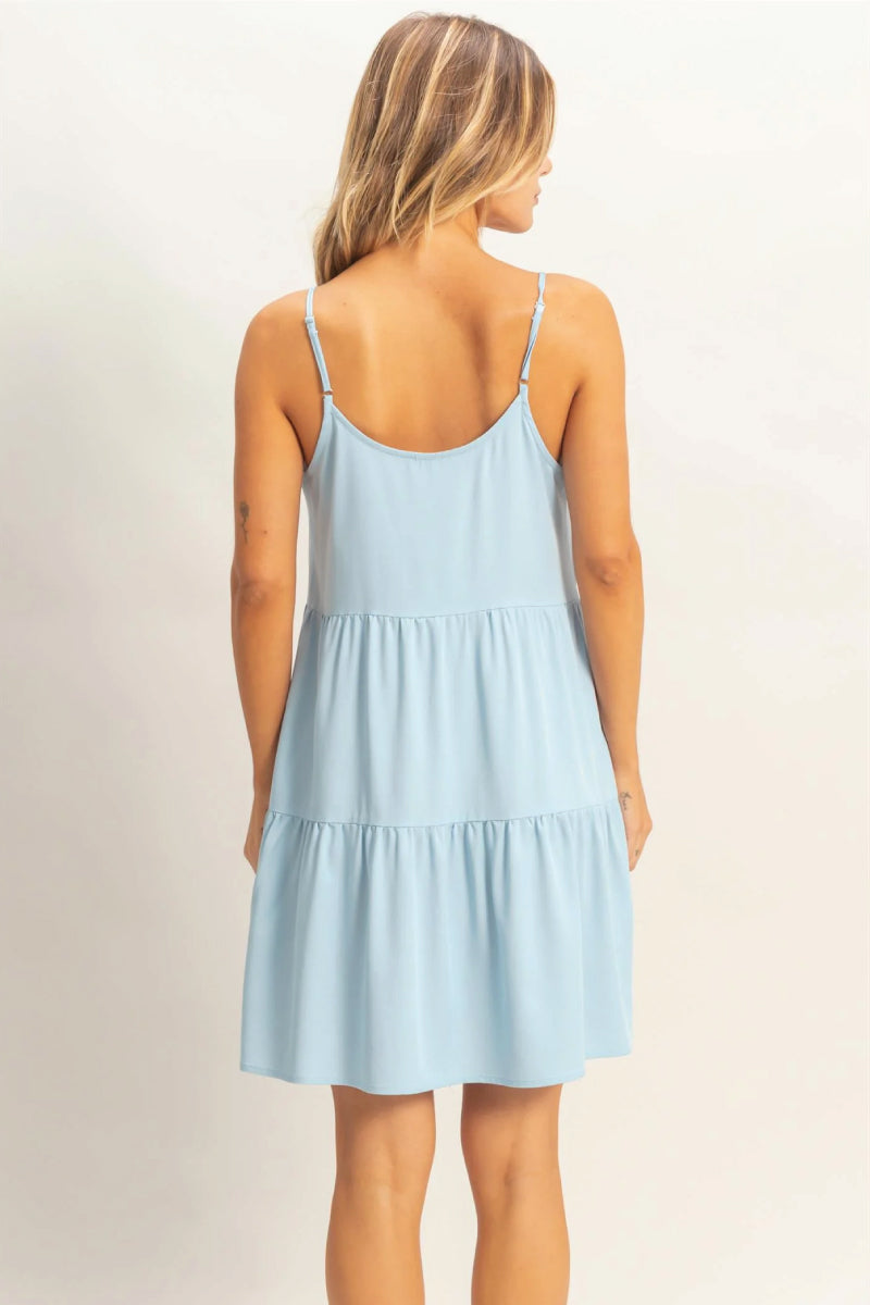 Tiered Mini Dress - BLU