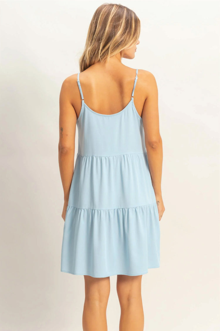 Tiered Mini Dress - BLU