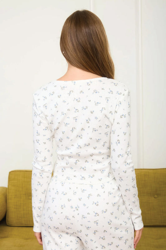 Tiny Floral Cardigan - IVR