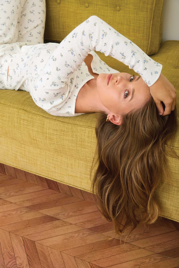 Tiny Floral Cardigan - IVR