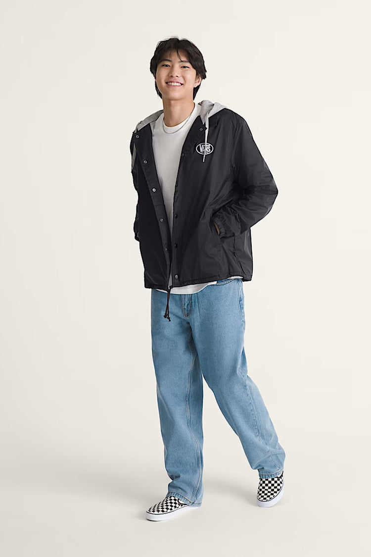 Torrey Hooded Coaches Jacket - BLK