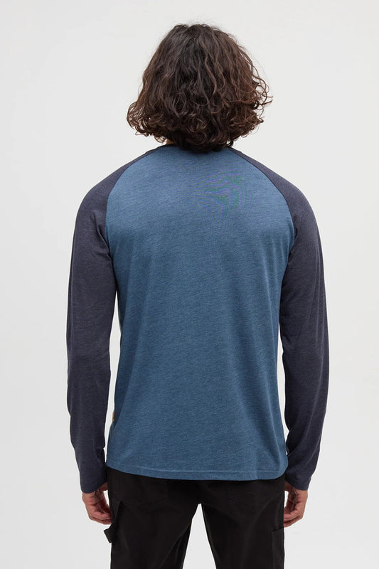 TreeBlend Baker Henley - BLU