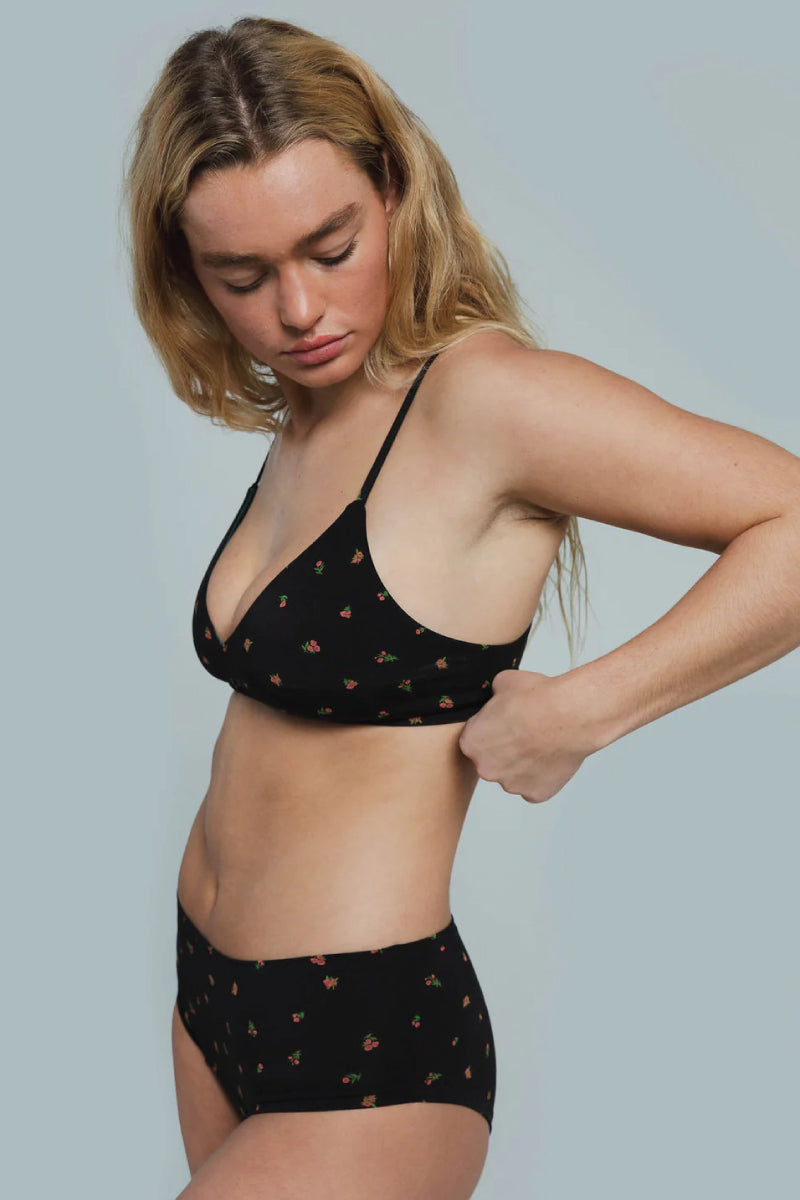 Triangle Bra - Midnight Rose - MNR