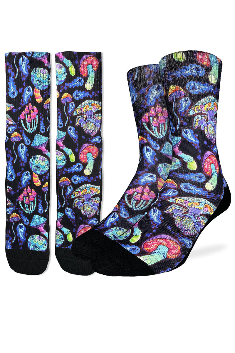 Trippy Mushrooms Sock