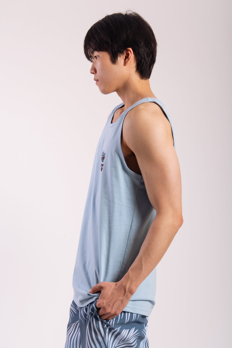 Truck Stop Tank Top - SKY