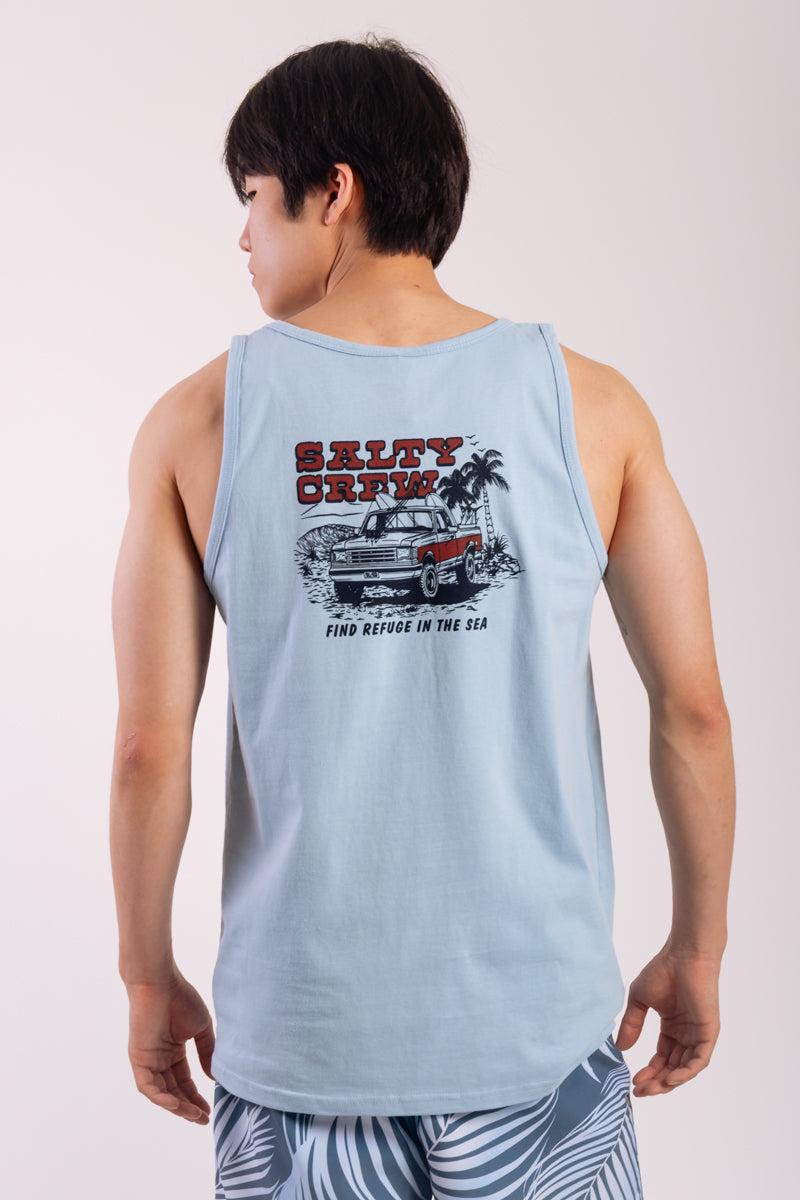 Truck Stop Tank Top - SKY