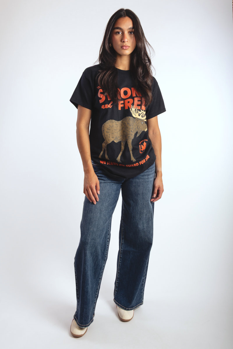 True North Moose Tee - BLK