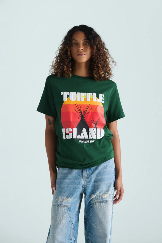 Turtle Island Tee - GRN