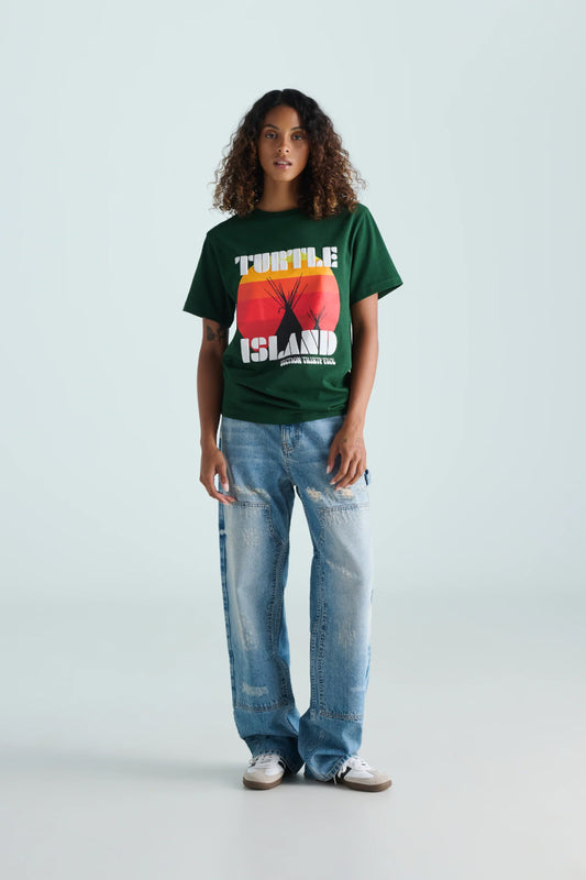 Turtle Island Tee - GRN