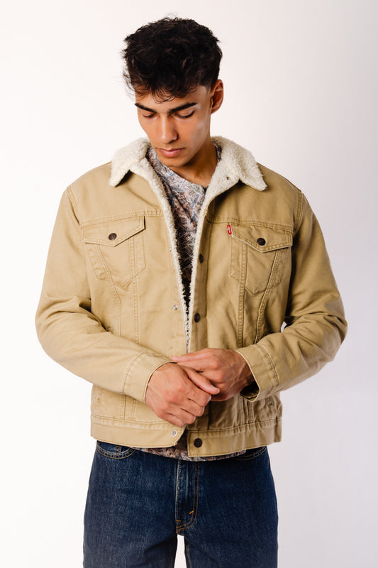Type 3 Sherpa Trucker Jacket - BRN