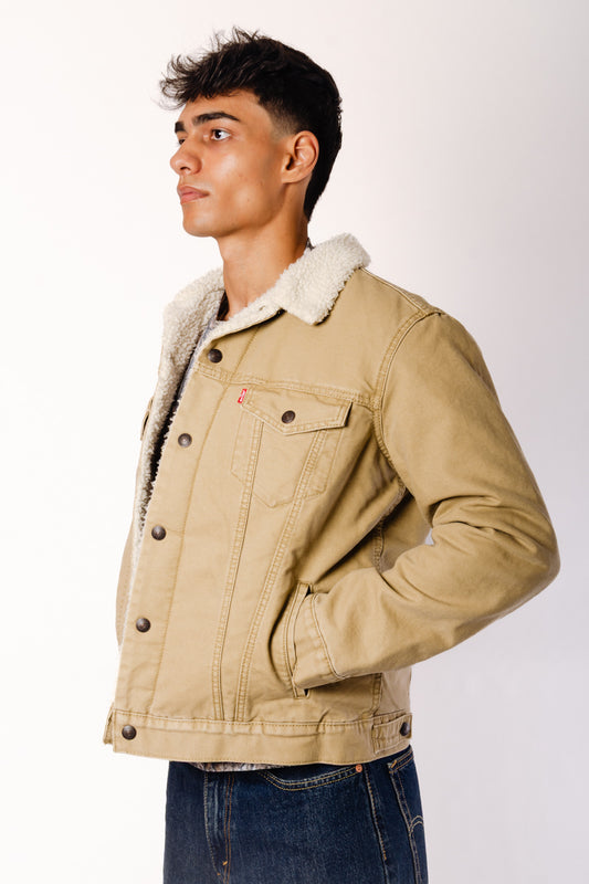 Type 3 Sherpa Trucker Jacket - BRN
