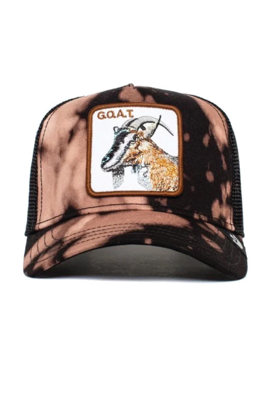 Unisex Acid GOAT Trucker Hat - BLK
