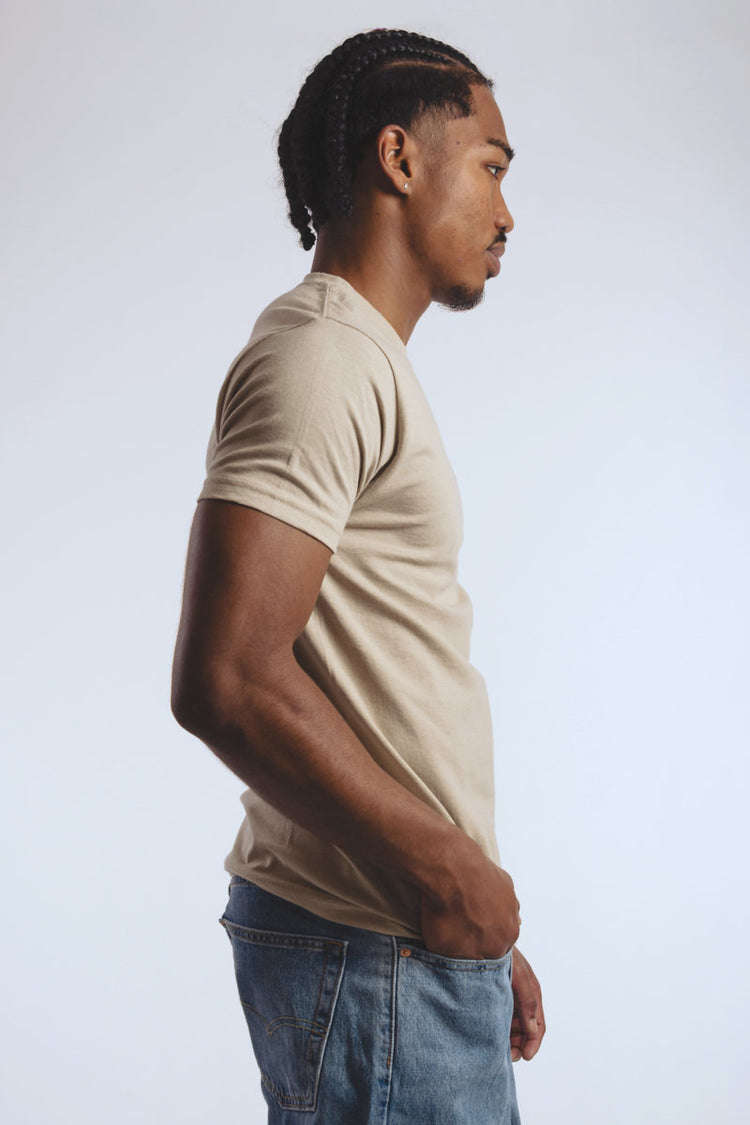 Unisex Back To Beach Tee - TAN