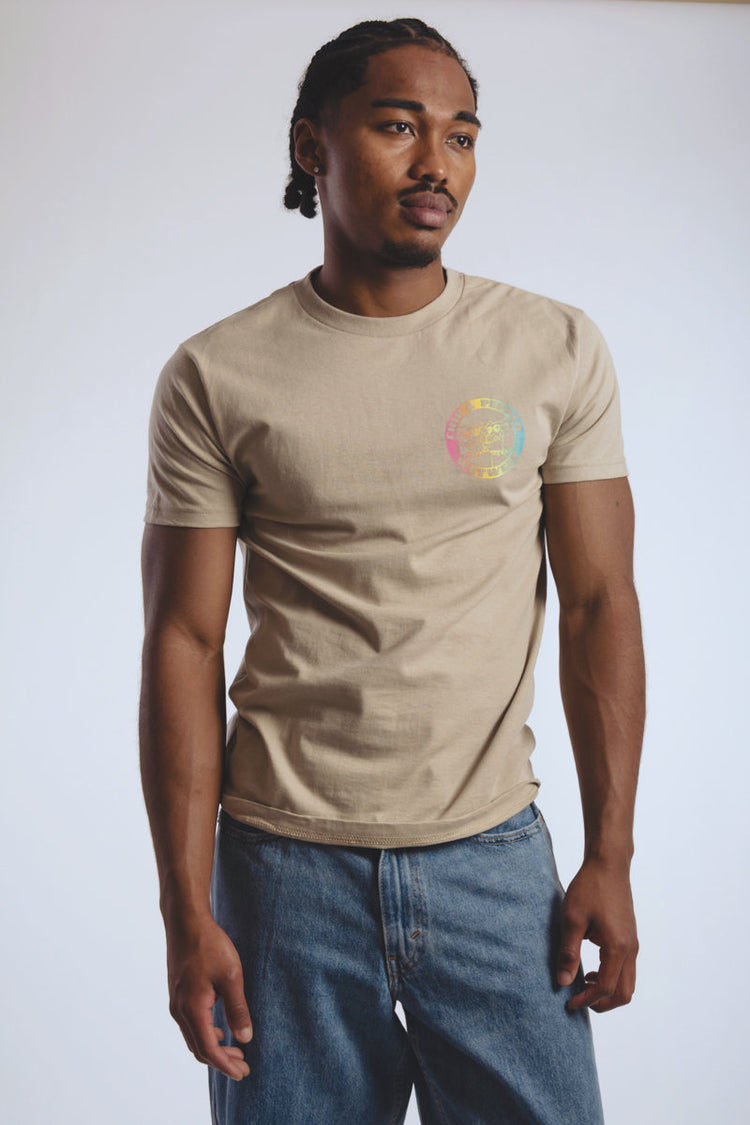 Unisex Back To Beach Tee - TAN