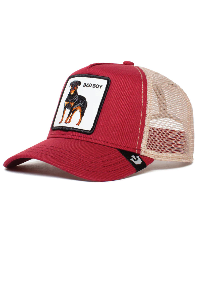 Unisex Baddest Boy Trucker Hat - RED