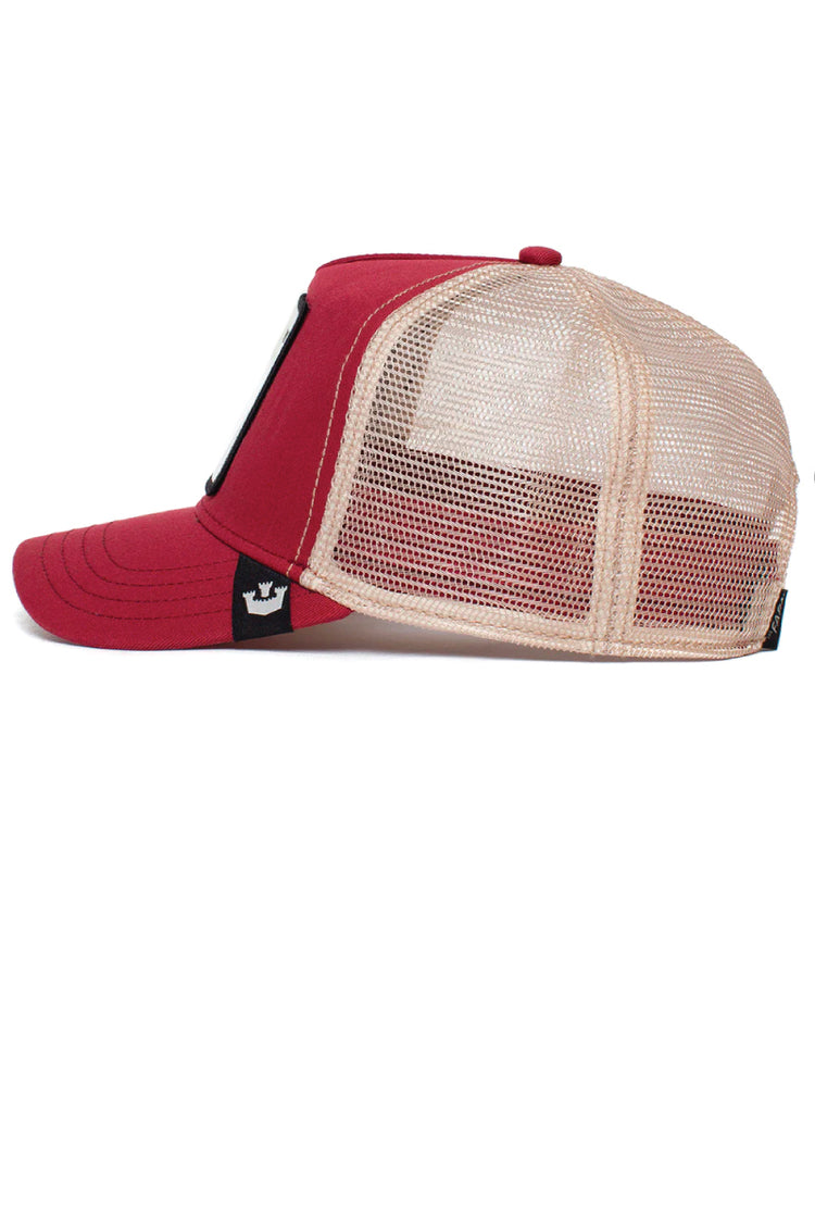 Unisex Baddest Boy Trucker Hat - RED