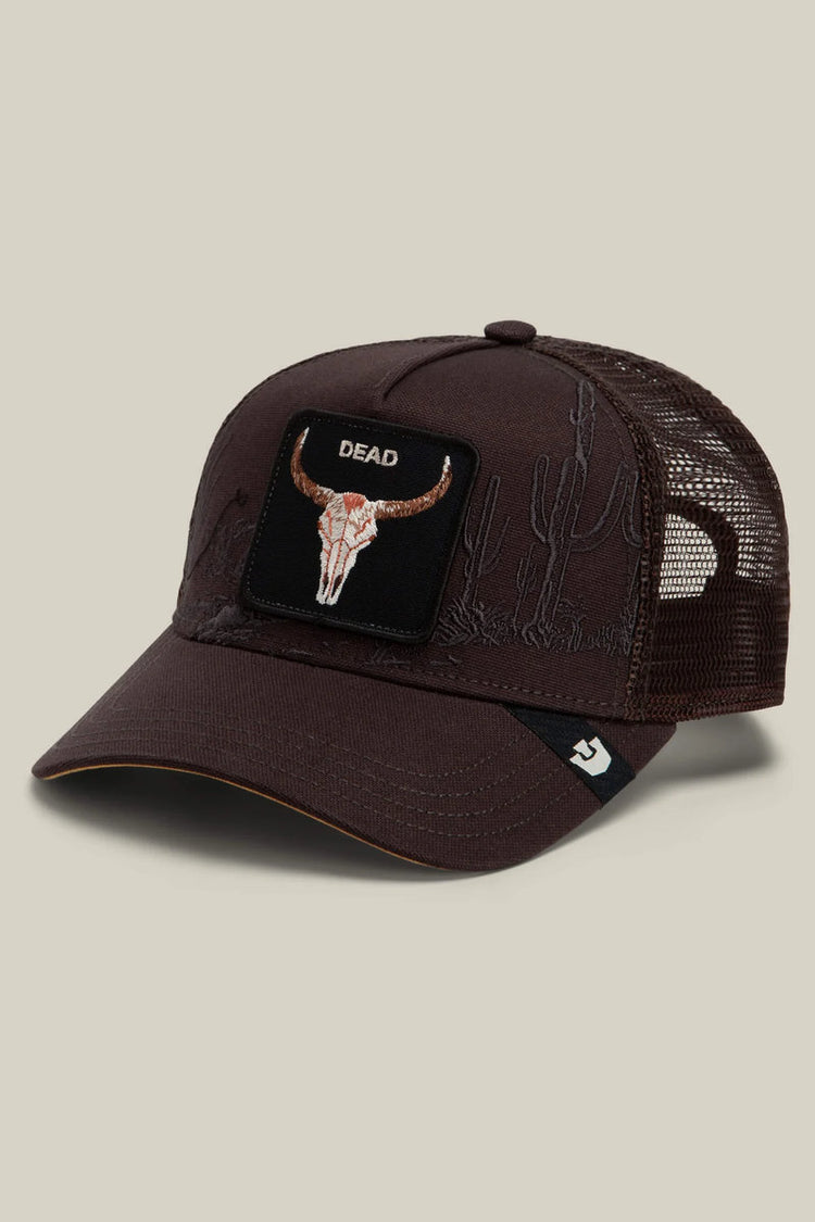 Unisex Badlands Skull Trucker Hat - GRO