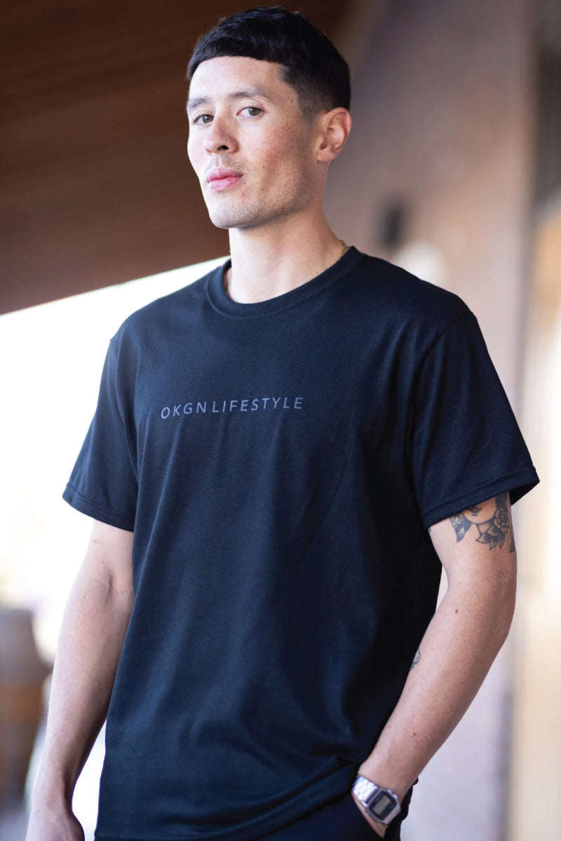 Unisex Black OKGN Lifestyle Tee - BLK