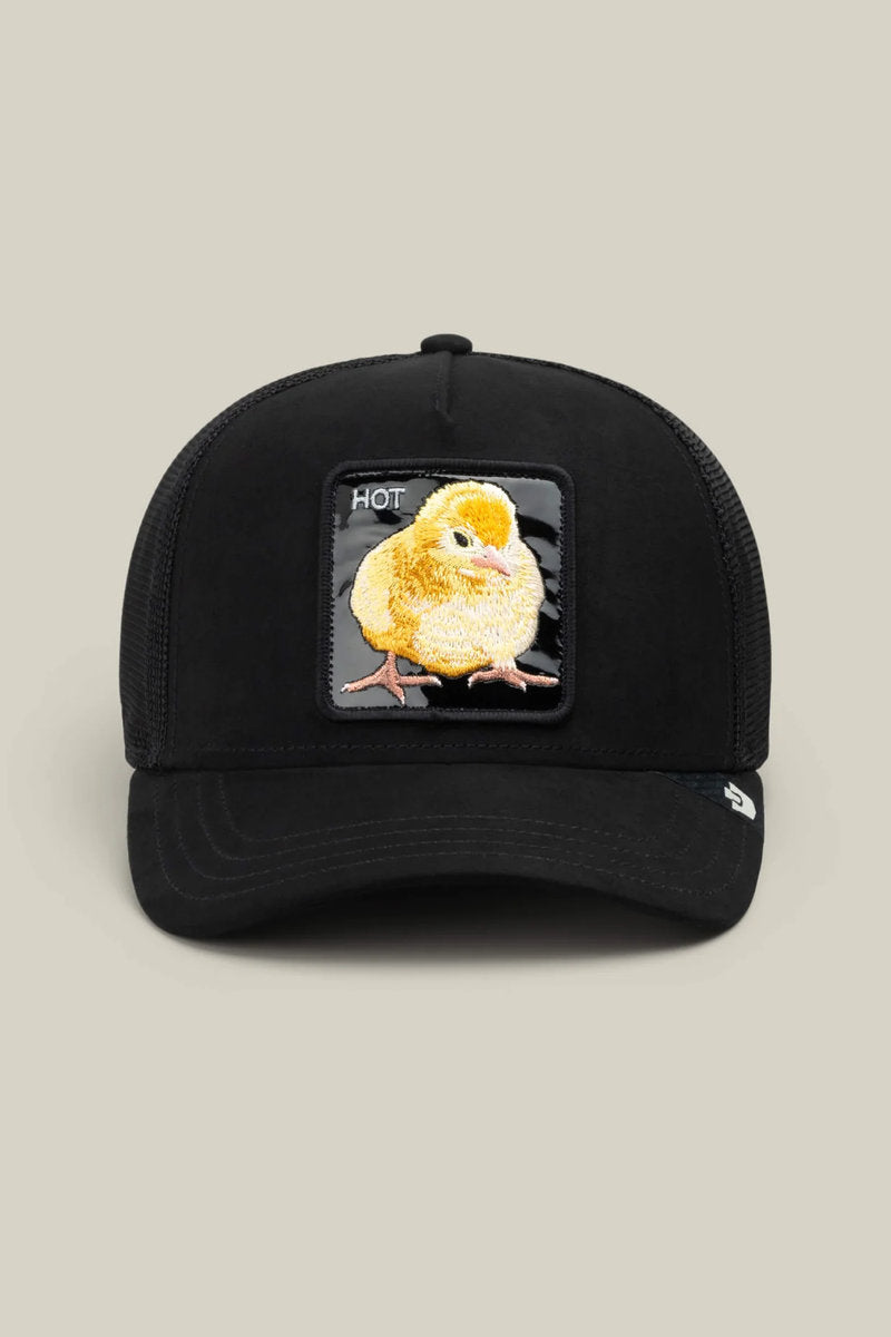 Unisex Black Out Chick Trucker Hat - VOI