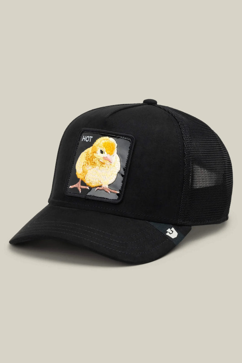 Unisex Black Out Chick Trucker Hat - VOI